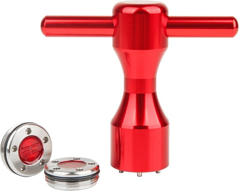 FoFoFo Golf Putter Weights Compatible with Scotty Cameron 2pcs Red 5g/10g/15g/20g/25g/30g/35g/40g/45g with Wrench Kit Set Compatible with Titleist Scotty Cameron Putter Newport - Image 1